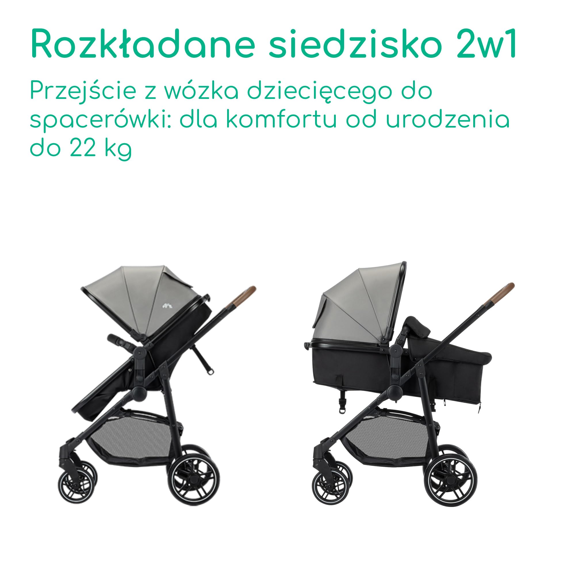 Bebeconfort Haze Trio Lux, Wózek 3w1 (i-Size), 0-4 Lata (Maks. 22 Kg), Siedzisko 2w1, Oparcie Odchylane na Płasko, Kompaktowe Składanie, Lekki System Podróżny 3w1, Tinted Grey