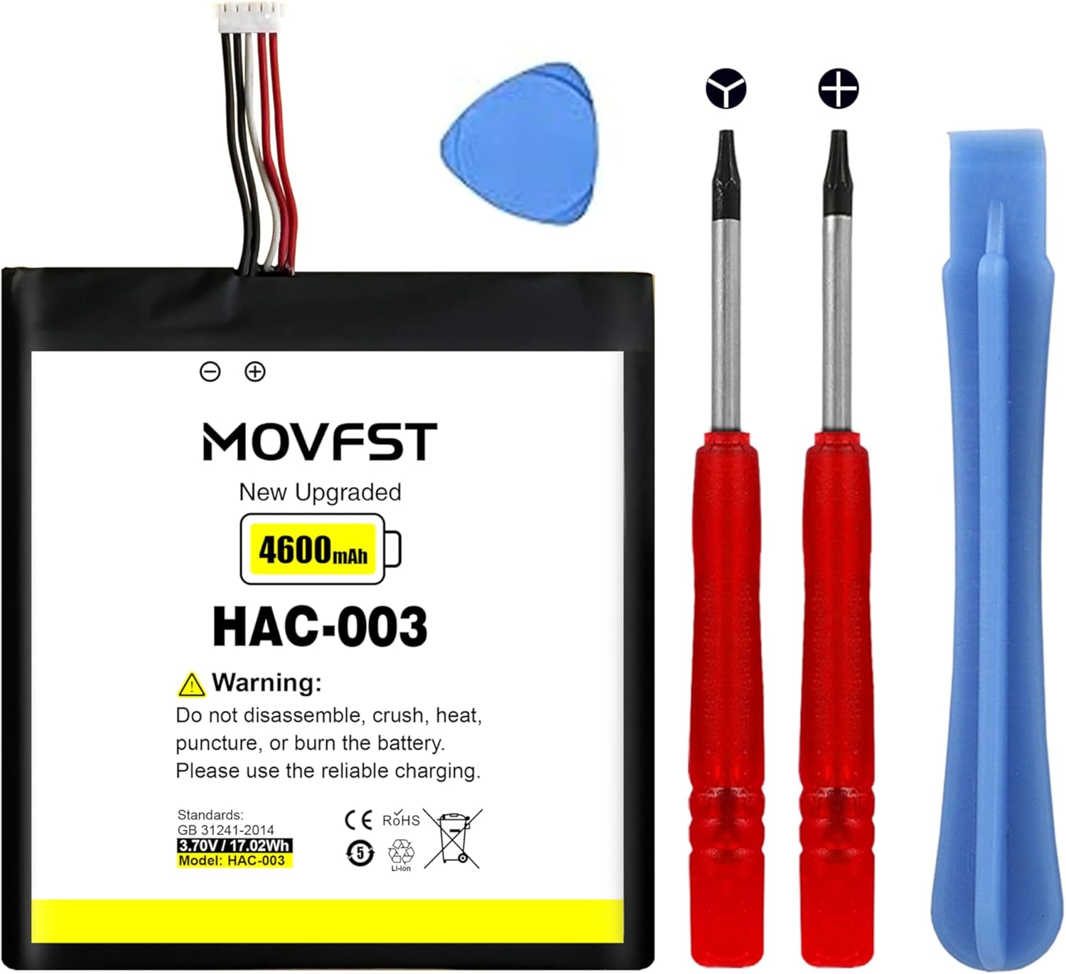 5350mAh Replacement Battery for Vtech RM7764HDV2, RM5854HD, RM7766HD,VM5263, VC2105, RM7868 2HD, VM928HD, VM901, RM5766HD, VM919HD, Leapfrog LF915, LF920, LF930 HD Video Baby Monitor