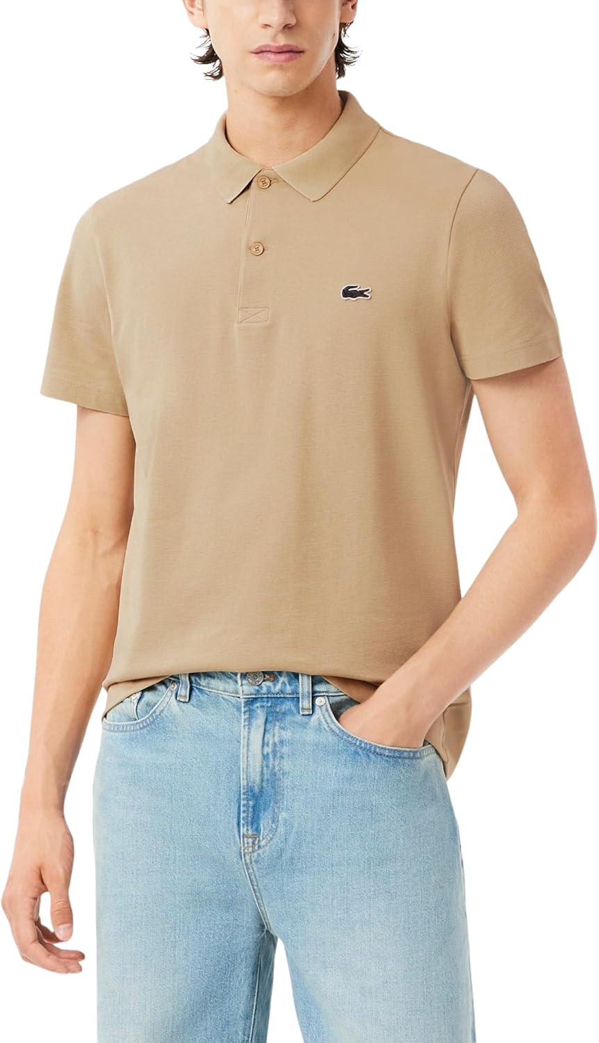 Lacoste Mens Regular Fit Cotton Blend Polo Shirt