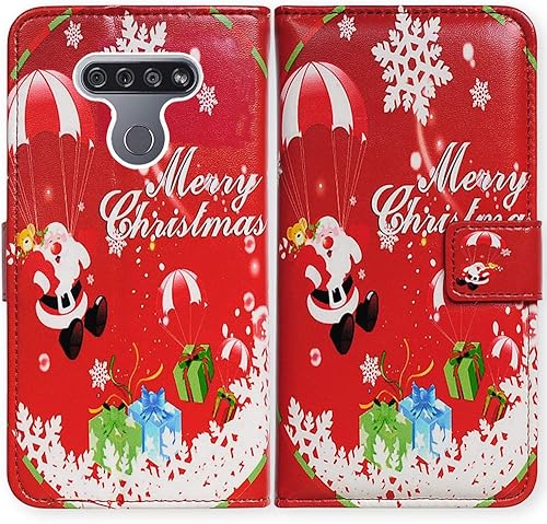 Miniatura 9 de Bcov Funda para LG K51, LG Reflect (LM-K500), diseño de mariposa de la torre de París con tapa y soporte para tarjeta y soporte para LG K51LG Q51