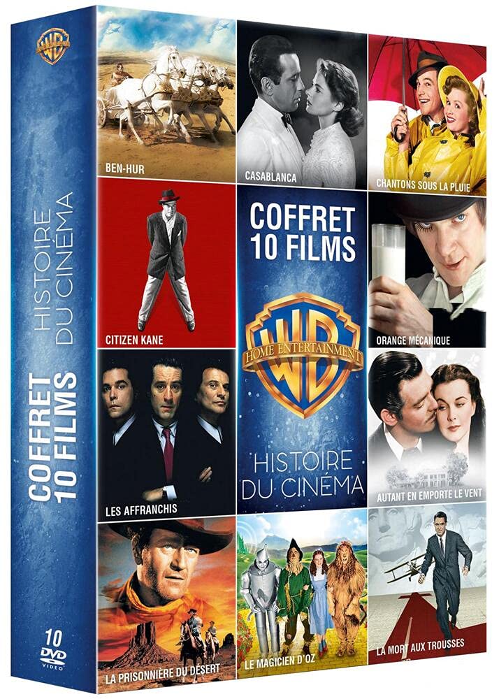 Collection de 10 films de l'histoire du cinéma Warner - Coffret DVD