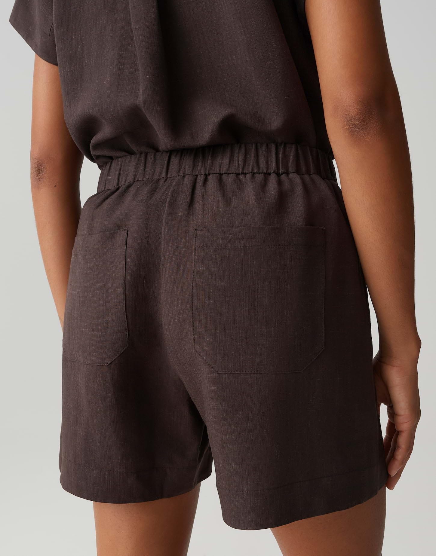 OPUS Damen Shorts | MELANE Oasis aus ECOVERO™ Viskose Leinenmix