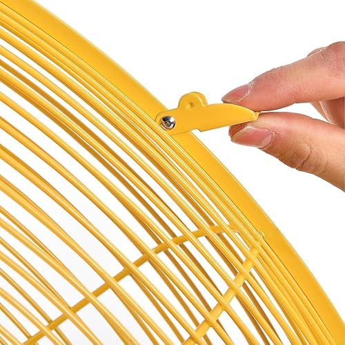 Miniatura 5 de Global Industrial Ventilador de pedestal oscilante de lujo resistente, 30" de diámetro, plata, 1/2 HP, 10000 CFM, 3 velocidades, para uso comercial