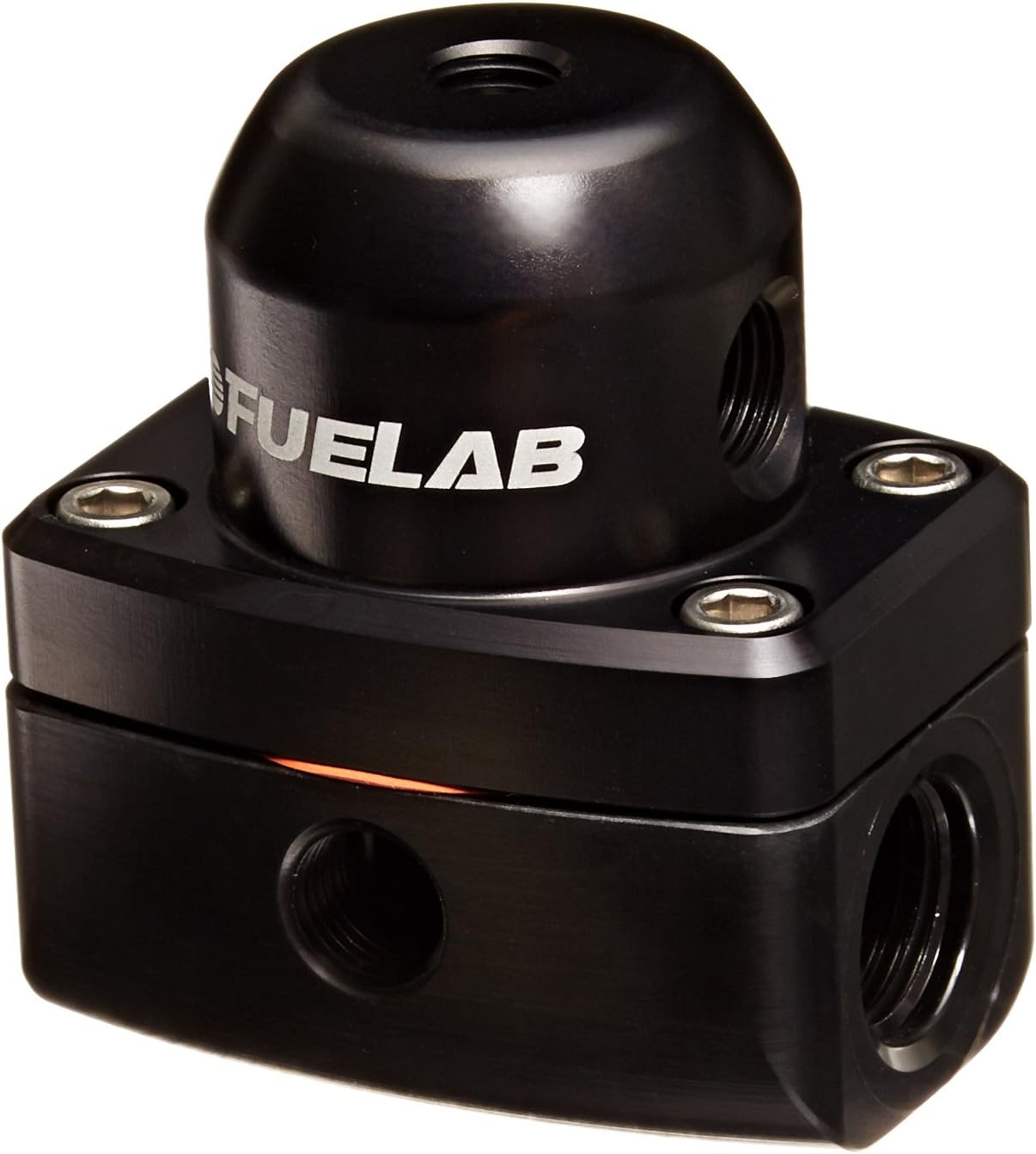 Fuelab53501-1 Universal Black EFI Adjustable Mini Fuel Pressure Regulator