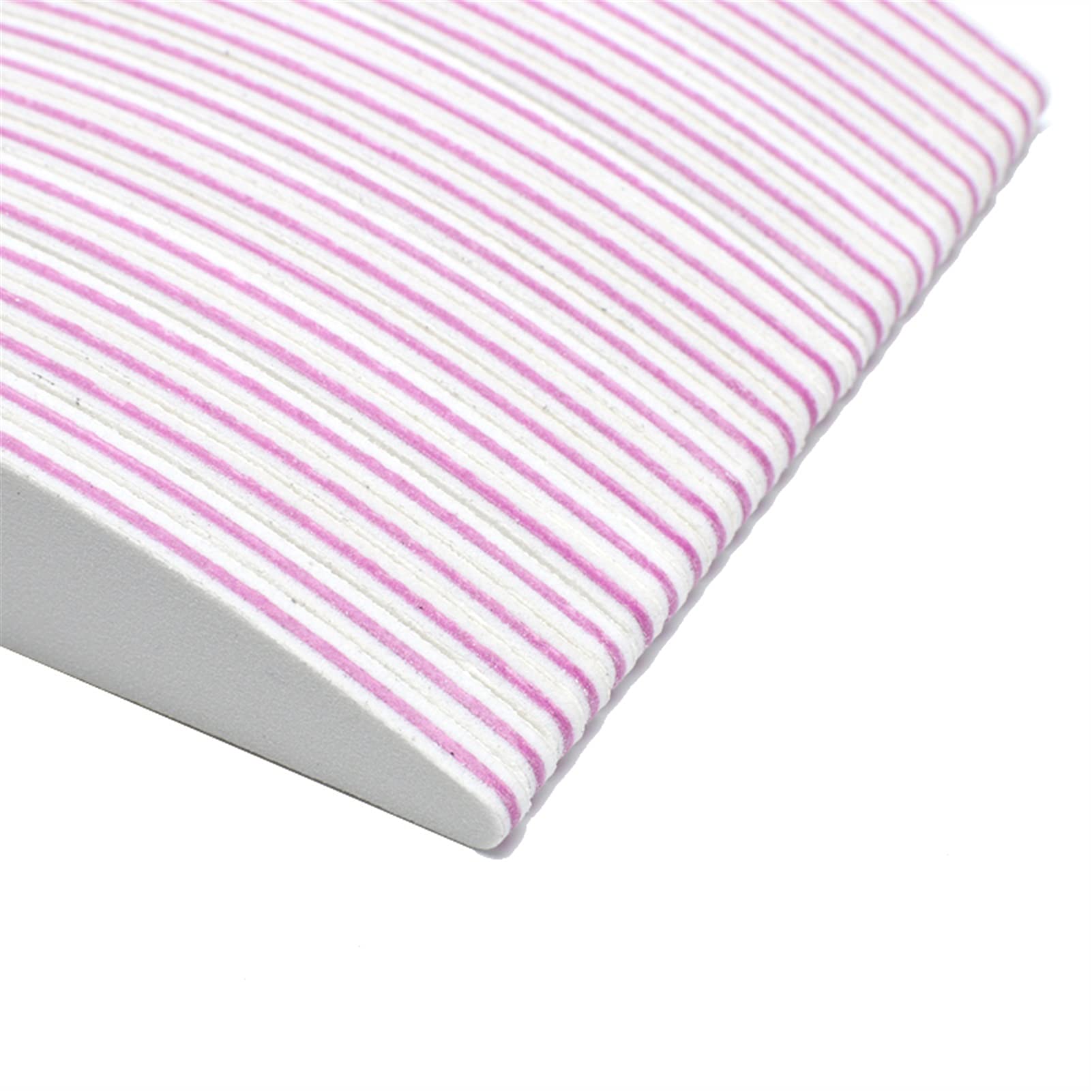 Lima per unghie 50 pezzi professionale lima per unghie 100/180 carta vetrata bianca levigatura tampone blocco manicure gel UV smalto strumenti per nail art lime un ongle conveniente e durevole
