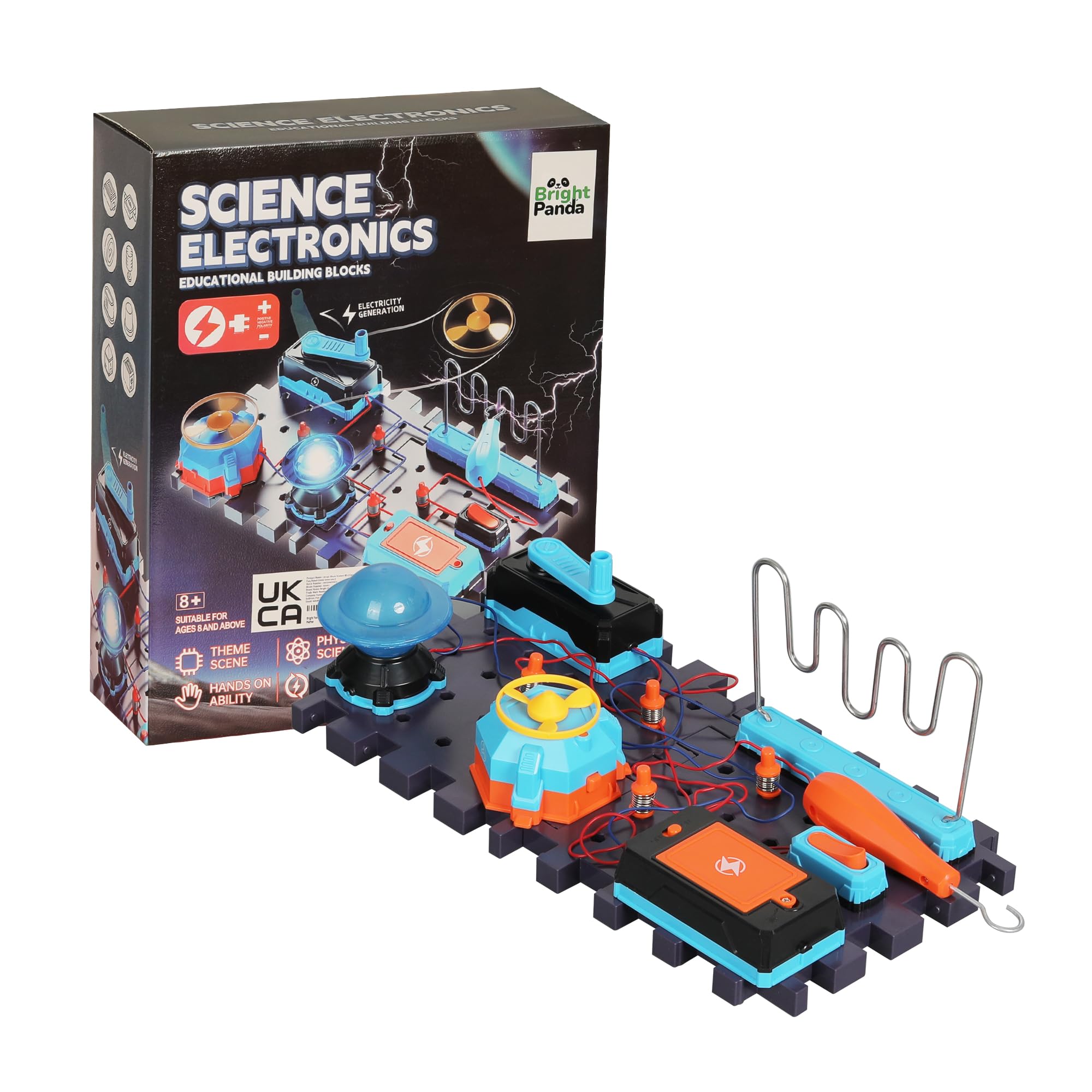 Bright Panda Electric Circuit Kits for Children Educational STEM Toys with 100+ Science Experiments for Kids Build Your Own Science Kit (Starter Set (Circuit Maze))