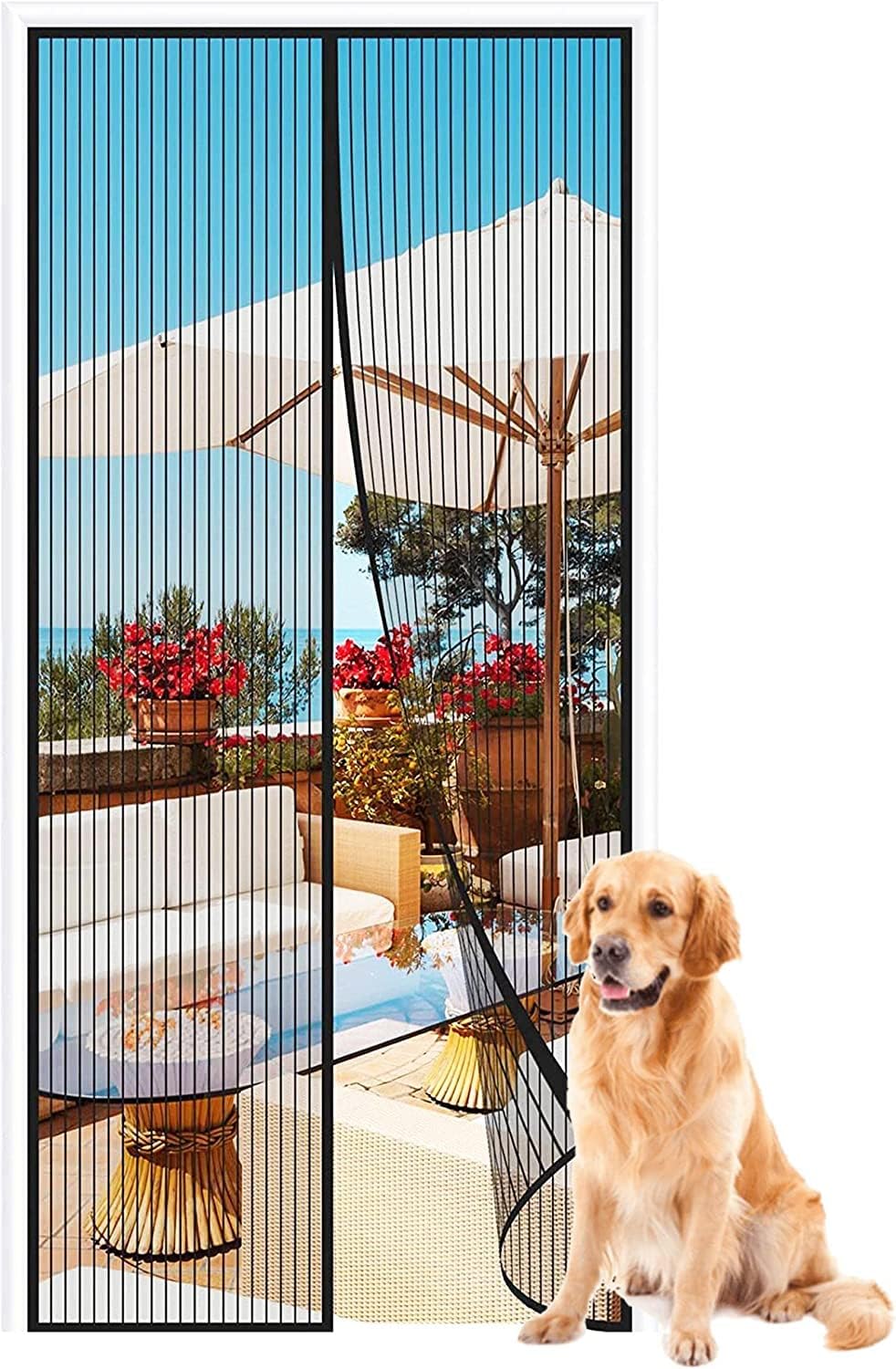 Garage Door Screen for 1 Car 31x79in, Screen