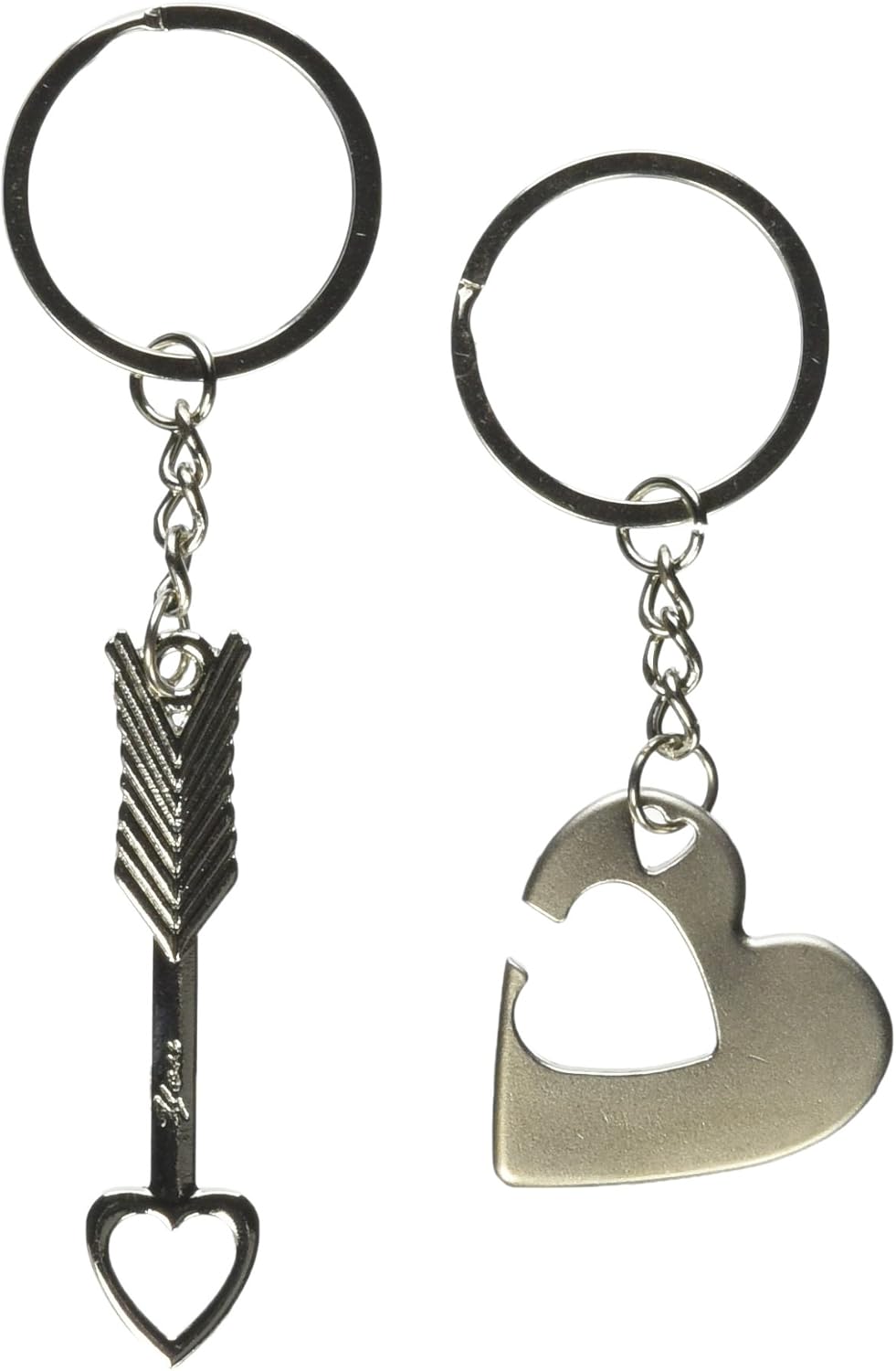 Generic 1 Pair Onlyou Key to My Heart Cute Couple Love Keychain Ring (4211)