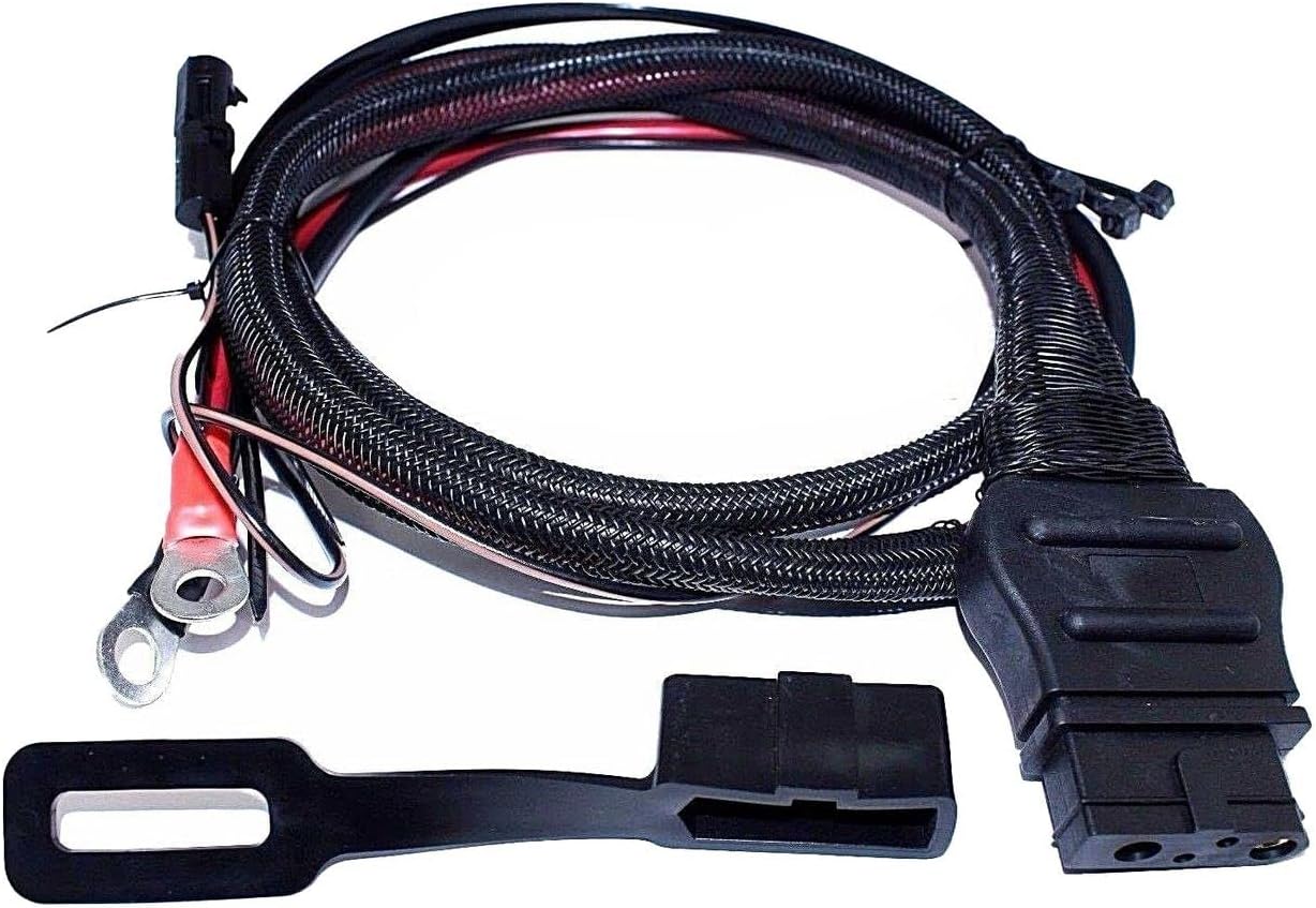Review B.O.S.Part Snow PLOW Battery Cable 2 PIN Truck Harness 63411 & Cover