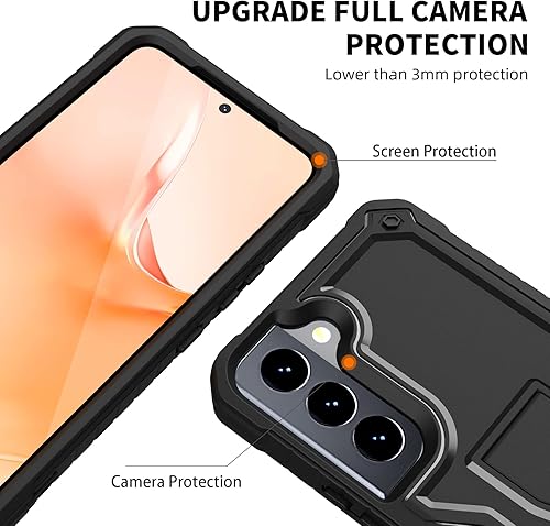 Miniatura 53 de DUOPAL Funda para Samsung Galaxy S22 Ultra 5G (no es compatible con teléfonos no Plus o Plus), protección de grado militar a prueba de golpes, Negro