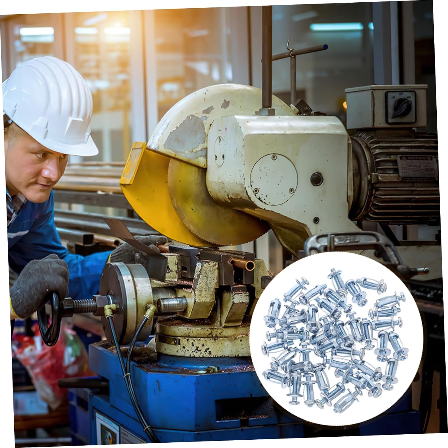 Alipis 40PCS Galvanized Petal Nuts Expansion Screws for Versatile Mechanical Manufacturing and Renovation Projects Effortless Installation Stable Connection for Plastic and Materials