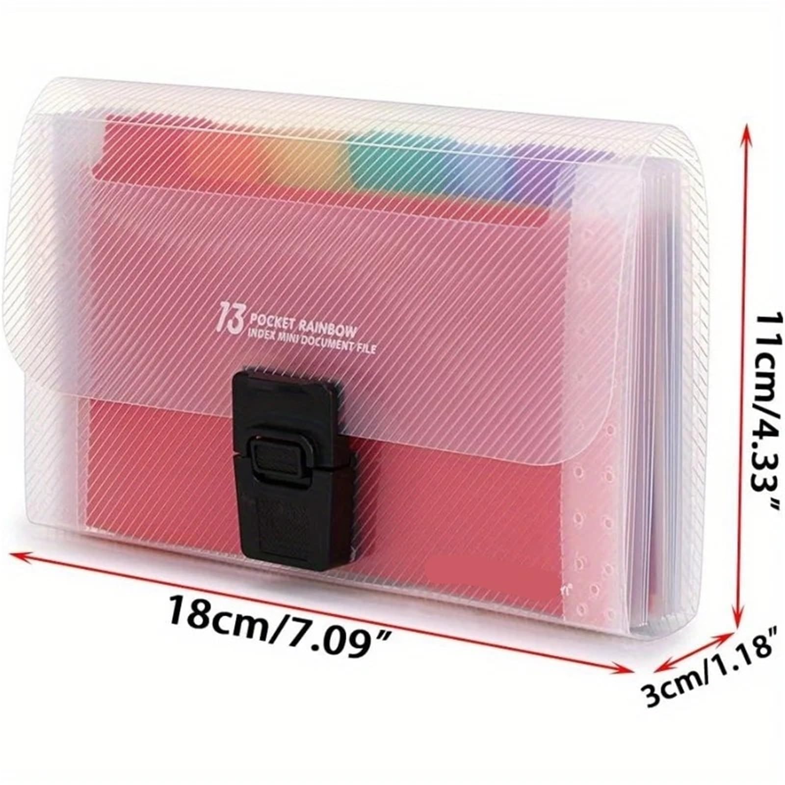 Cartelle A Soffietto Organizzatore di documenti desktop a fisarmonica | Portafoglio multitasche A6, supporto da tavolo portatile for ricevute