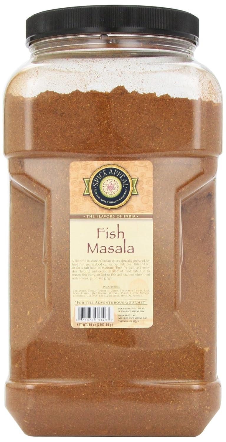 Spice Appeal Fish Masala, 80-Ounce Jar