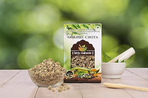 Miniatura 2 de CROW Birju Mahavir Gokhru Chota - Tribulus Terrestris Seeds - Small Caltrops Natural 200 Gram