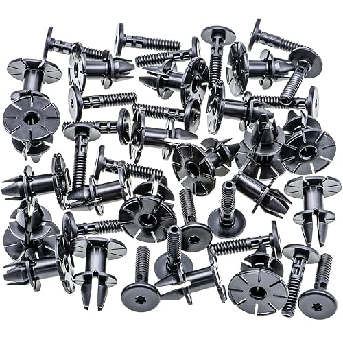 Miniatura 2 de Rexka Juego de 20 pasadores y ojales para panel basculante para BMW E90 E91 E92 E93 E88 E81 E82 E87 E06 F12 F1 X1 X6 07147122913 07147122912