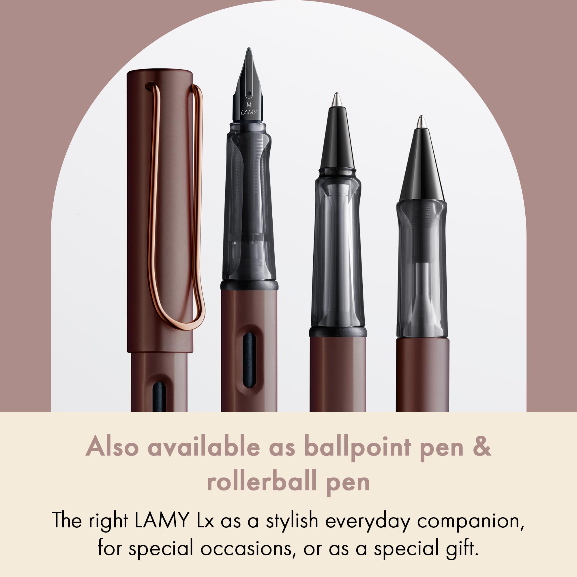 Lamy 1234045 Pióro Wieczne, Brązowy