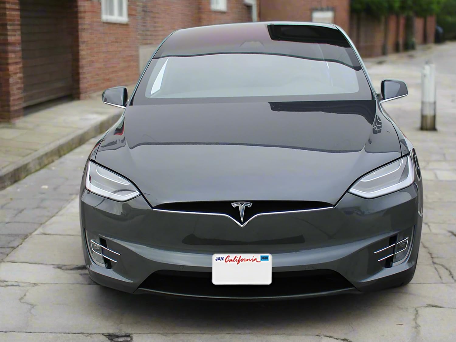 STO N SHO Front License Plate Bracket Compatible with 2016-2025 Tesla Model X