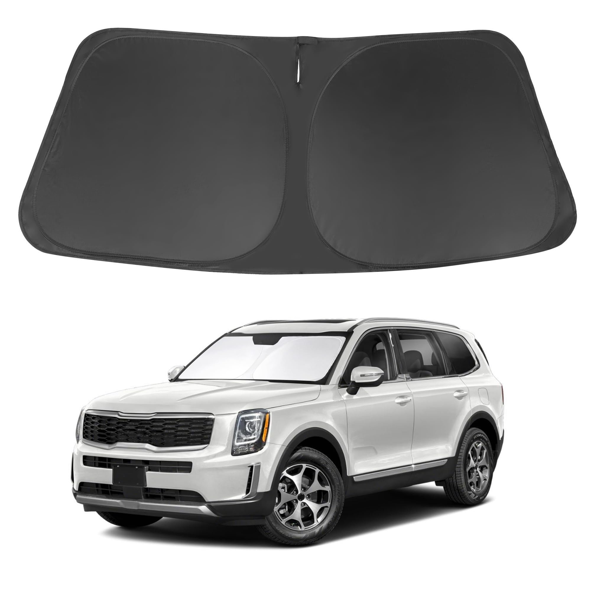 Windshield Sun Shade for 2020-2025 Kia Telluride Accessories