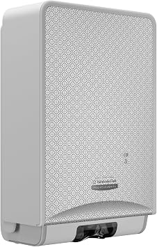 Kimberly-Clark Professional ICONTM Automatic Soap and Hand Sanitizer Dispenser 53694, with Silver Mosaic Design Faceplate, 11.5" x 7.5" x 3.98" Qty 1