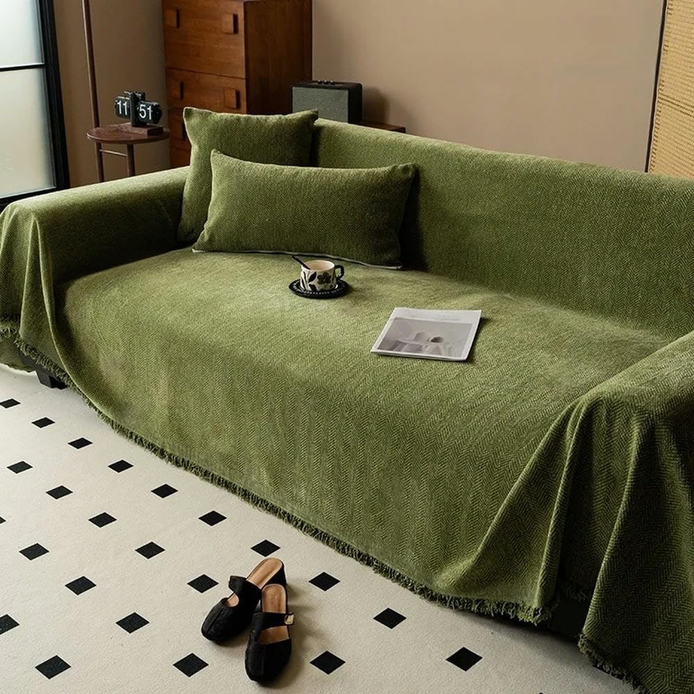 Housse de canapé en chenille pour protéger et sublimer le salon