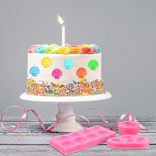 Miniatura 5 de 4 moldes de silicona en forma de hongos y chocolate, moldes de silicona con forma de hongo, molde de caramelo para verduras, moldes para chocolate,