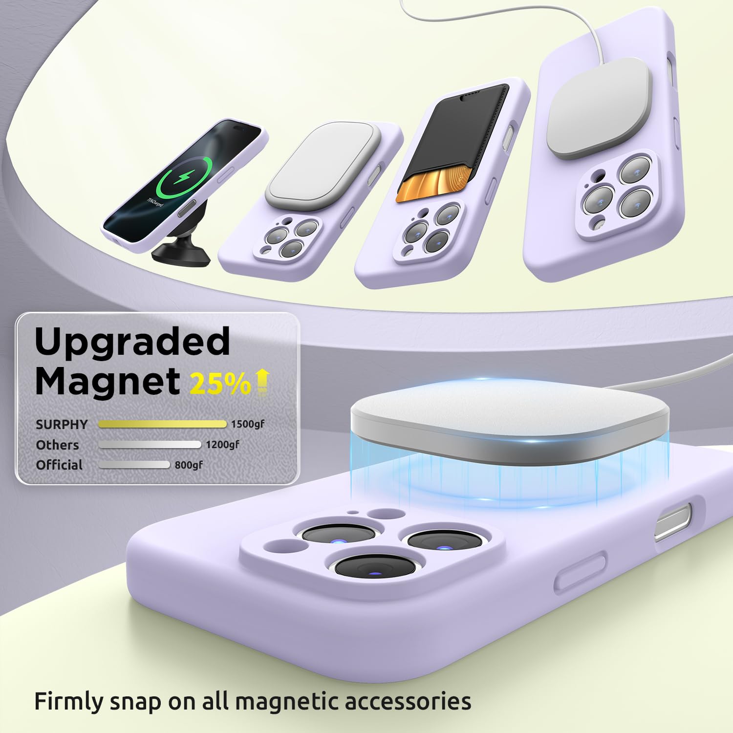 SURPHY Magnetic Design for iPhone 16 Pro Case - Image 3
