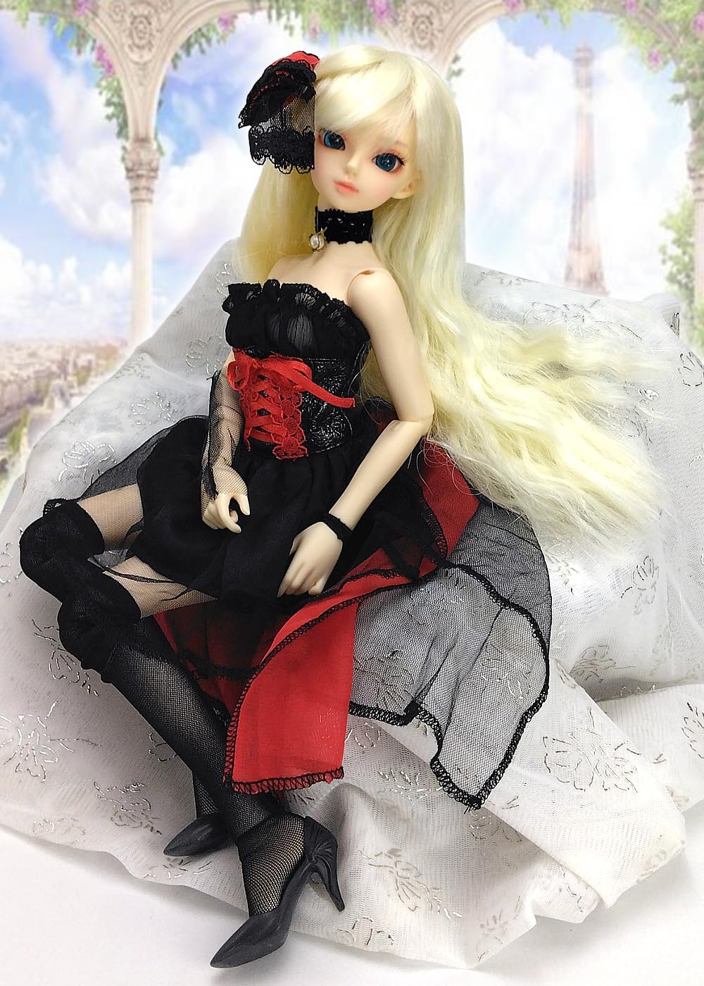 Amazon.co.jp: BJD ドール（ 本体＋ウィッグ＋顔メイク＋アイ＋衣装 