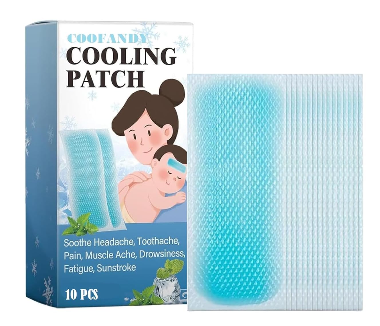 COOFANDY 20Pcs Kids Cooling Patch for Fever Relief – Gentle Hydrogel Patches for Babies, Toddlers & Children | Non-Medicated, Skin-Friendly, Drug-Free Temperature Reducer (Safe for Sensitive Skin)-image-37