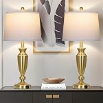 RINWEEY 30" Lampes de table de grande taille noir pour salon, lampe de lit à commande tactile avec USB Ports A+C, 3-Way Lampes de table modernes 2, Lampe métallique élégante pour bureau de table de nuit Bureau