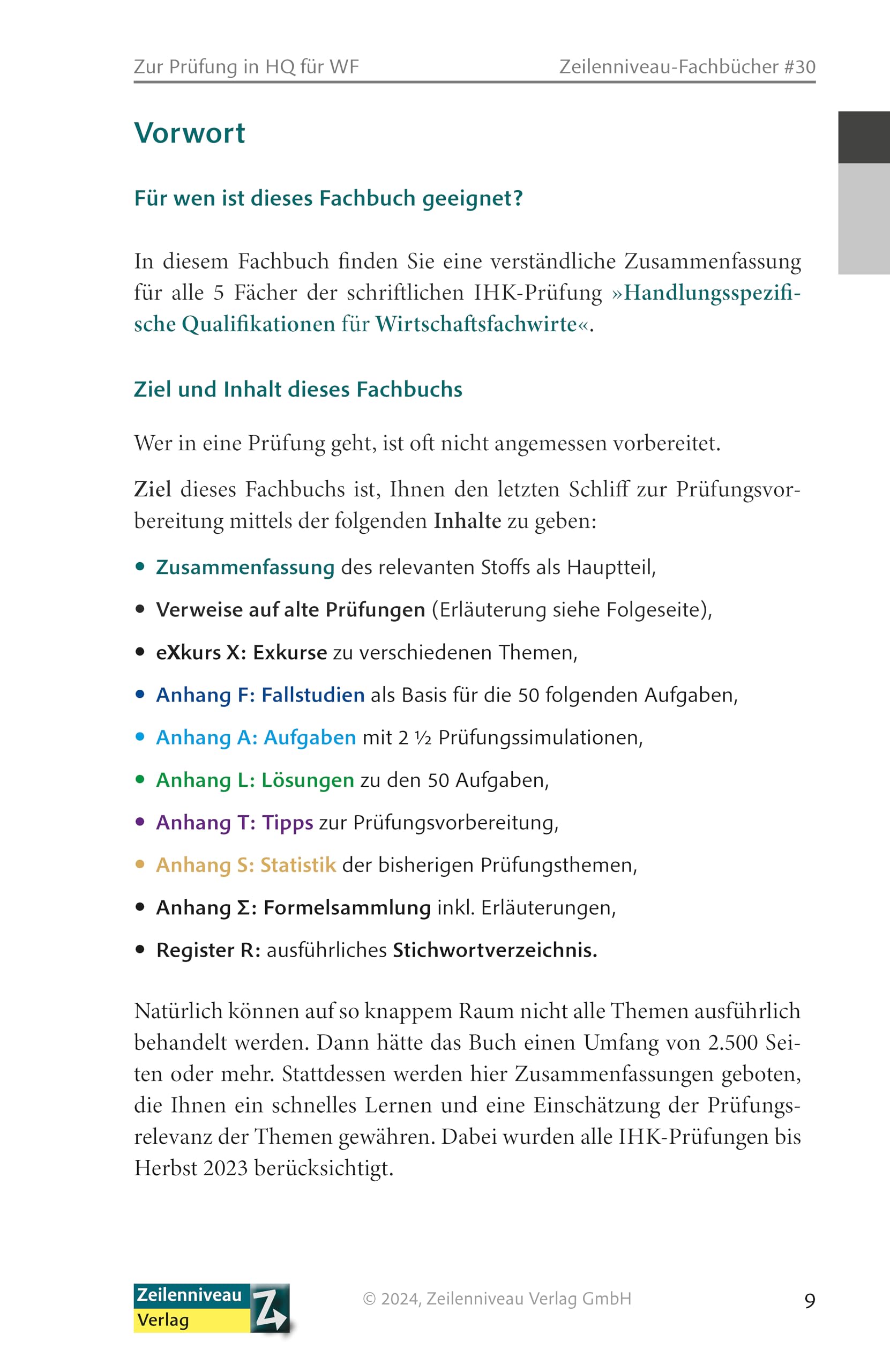 Zur Prüfung vorbereiten in Handlungsspezifische Qualifikationen für Wirtschaftsfachwirte