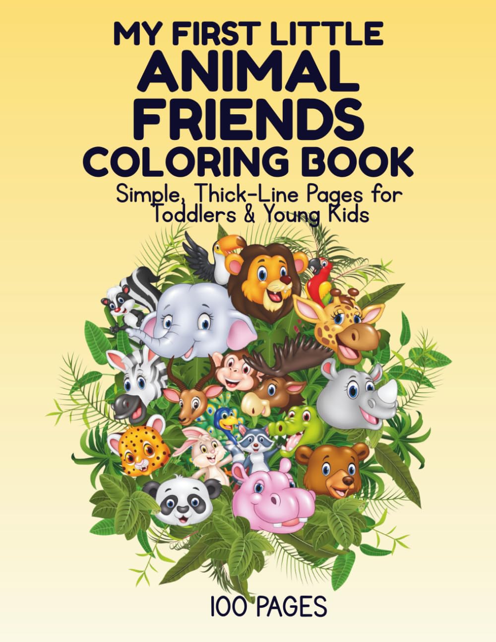Little Hands Animal Friend Coloring Book