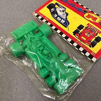 Amazon.co.jp: 昭和レトロ 超スーパーカー F1 消しゴム 当時物