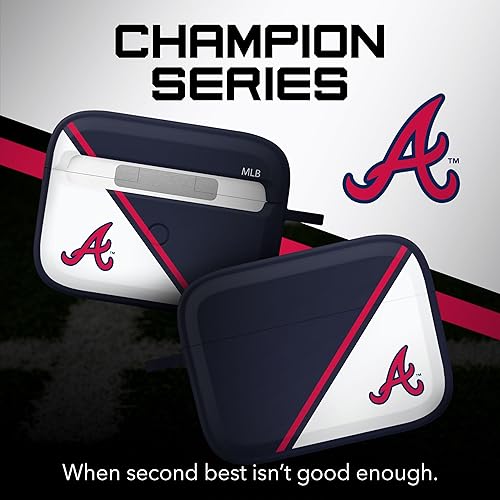 Miniatura 3 de Game Time Atlanta Braves Champion Series HDX - Funda compatible con Apple AirPods Pro