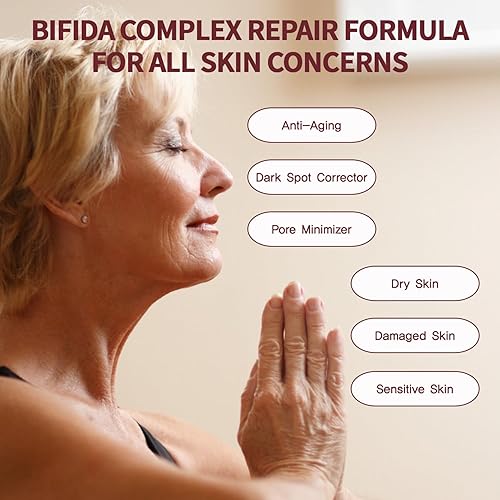 Miniatura 3 de KRANICELL Bifida Complex 70% + Galactomyces 20%+ Niacinamida 2% + ácido hialurónico 2% suero facial de 1.7 onzas líquidas con ceramida para capa