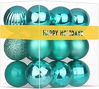 Vista 47 de Esferas de Navidad plateadas grandes de 4 pulgadas, inastillables, adornos colgantes para árbol de Navidad, cumpleaños, Halloween, fiestas