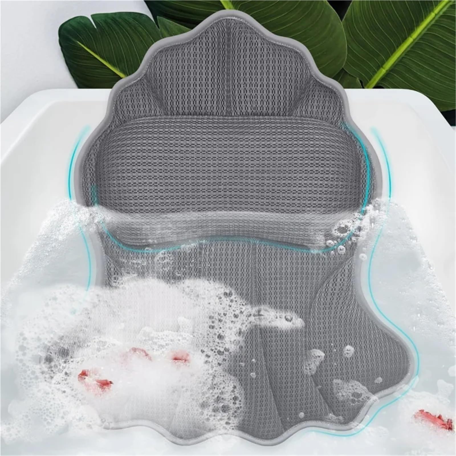 Almohada Bañera Reposacabezas de bañera Antideslizante