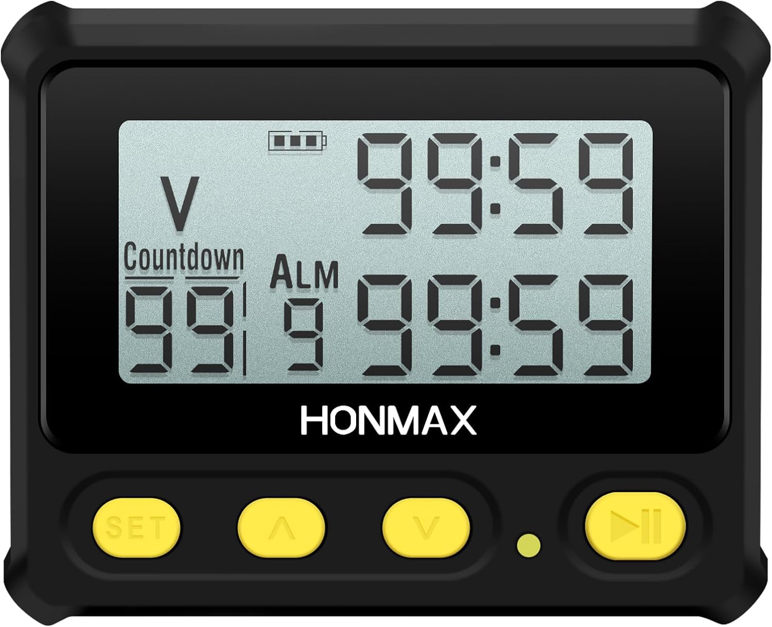 8200 Interval Timer and Stopwatch, Backlight, USB-C Charged, Clock