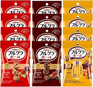 【アソートまとめ買い】フルグラボール 3種セット｜フルグラボール・アーモンドチョコ・ミルクキャラメル