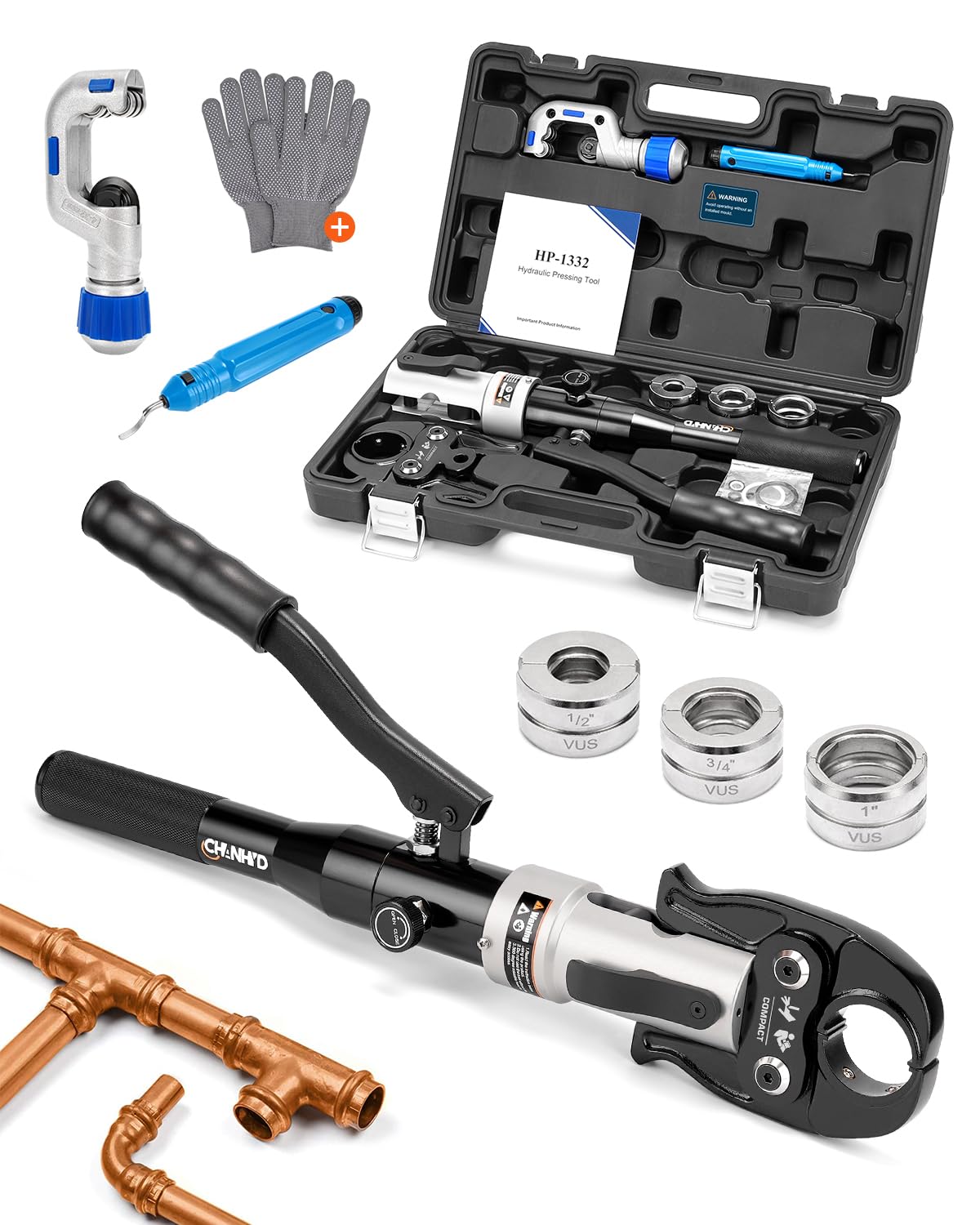 hidelpiero様用 HOWシャフト2本セット CHANHYD Hydraulic Copper pipe Crimping tool with 1/2 inch,3/4 inch