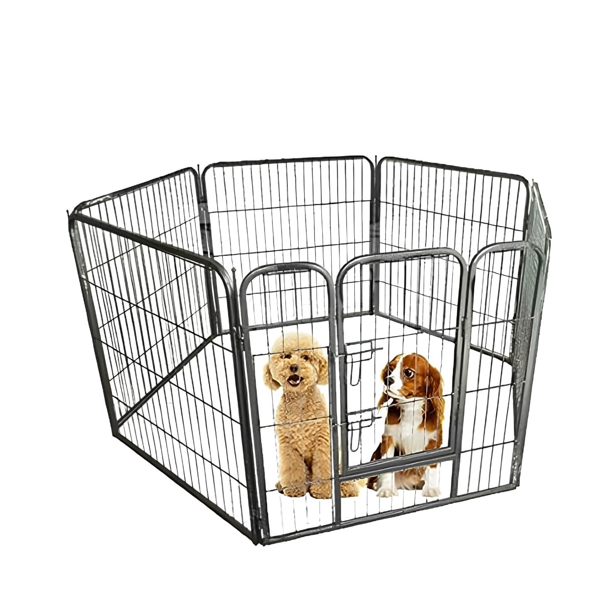 Ellie-Bo Heavy Duty 6-piece 60cm High Modular Dog Pen