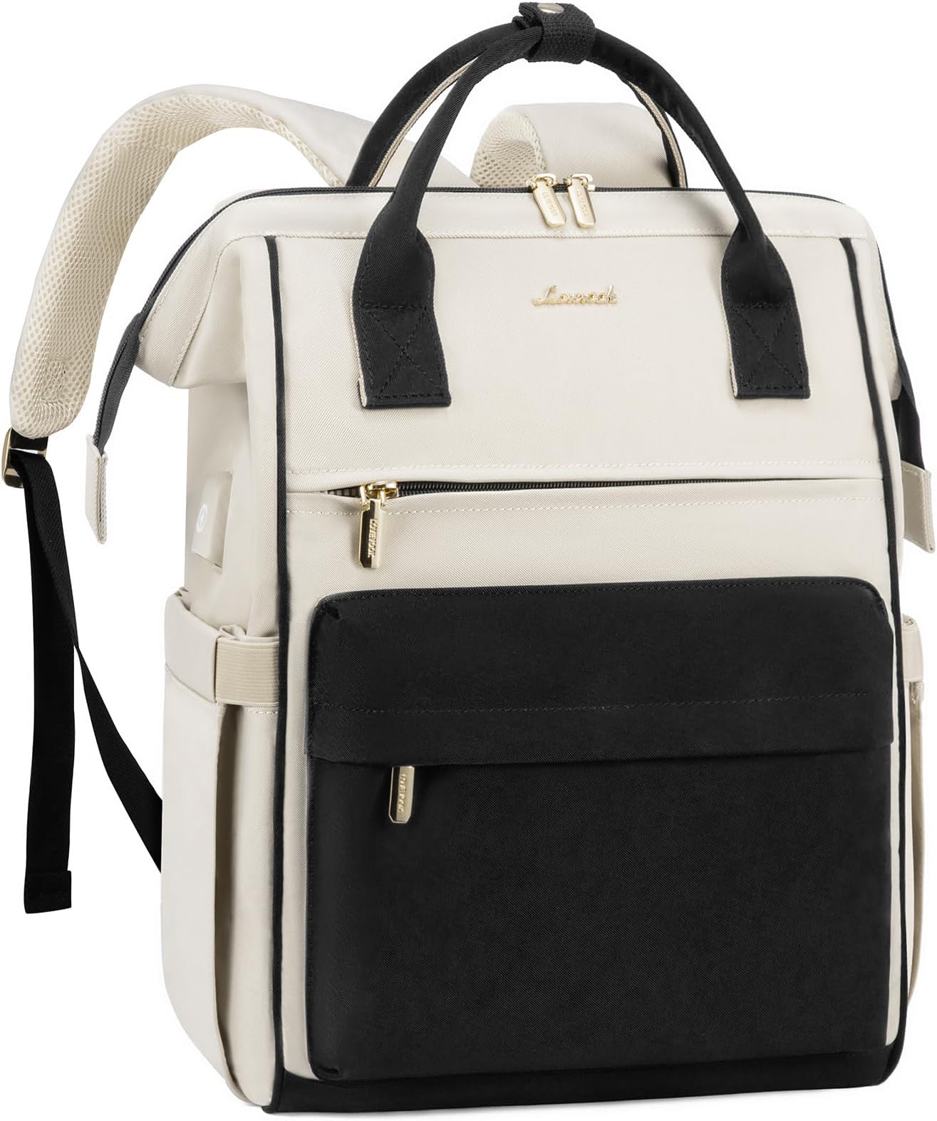 LOVEVOOK Laptop Backpack for Women, 18 Inch Work Teacher Nurse Bag, Large Capacity Business Computer Backpack Purse with USB Port, Stylish Casual Daypack for Travel