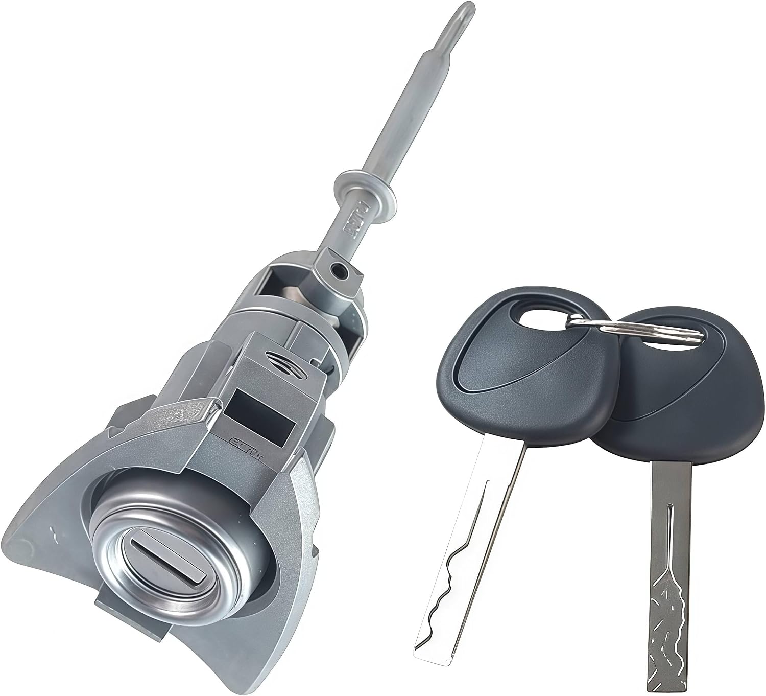 Left Driver Door Lock Cylinder 2 Keys, Compatible with 2010-2014 Hyundai Sonata, 2011-2015 Hyundai Sonata Hybrid Replace OE 81970-3SA00 819703SA00