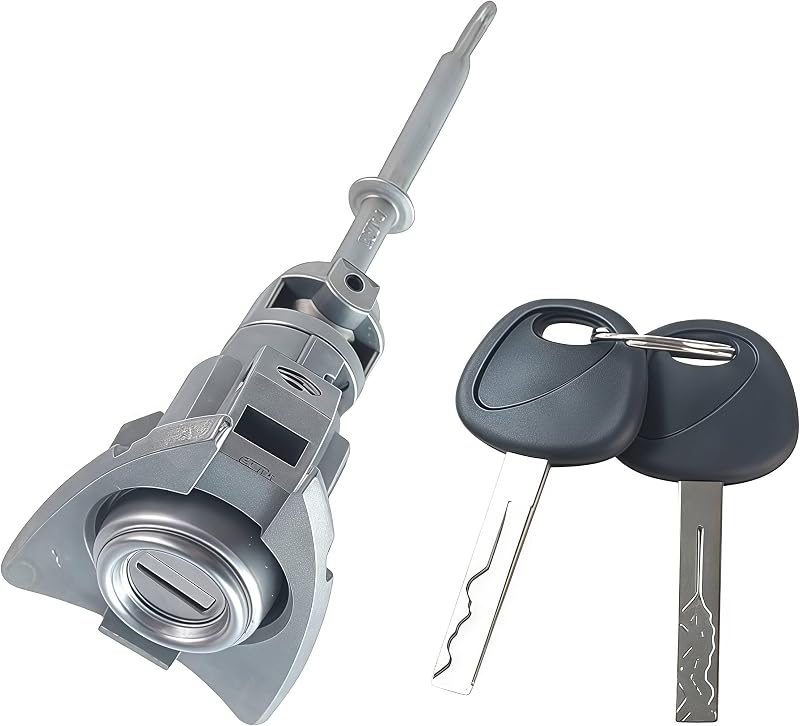 Cilindro da fechadura da porta dianteira esquerda AitDafred para Hyundai Sonata – 2 chaves
