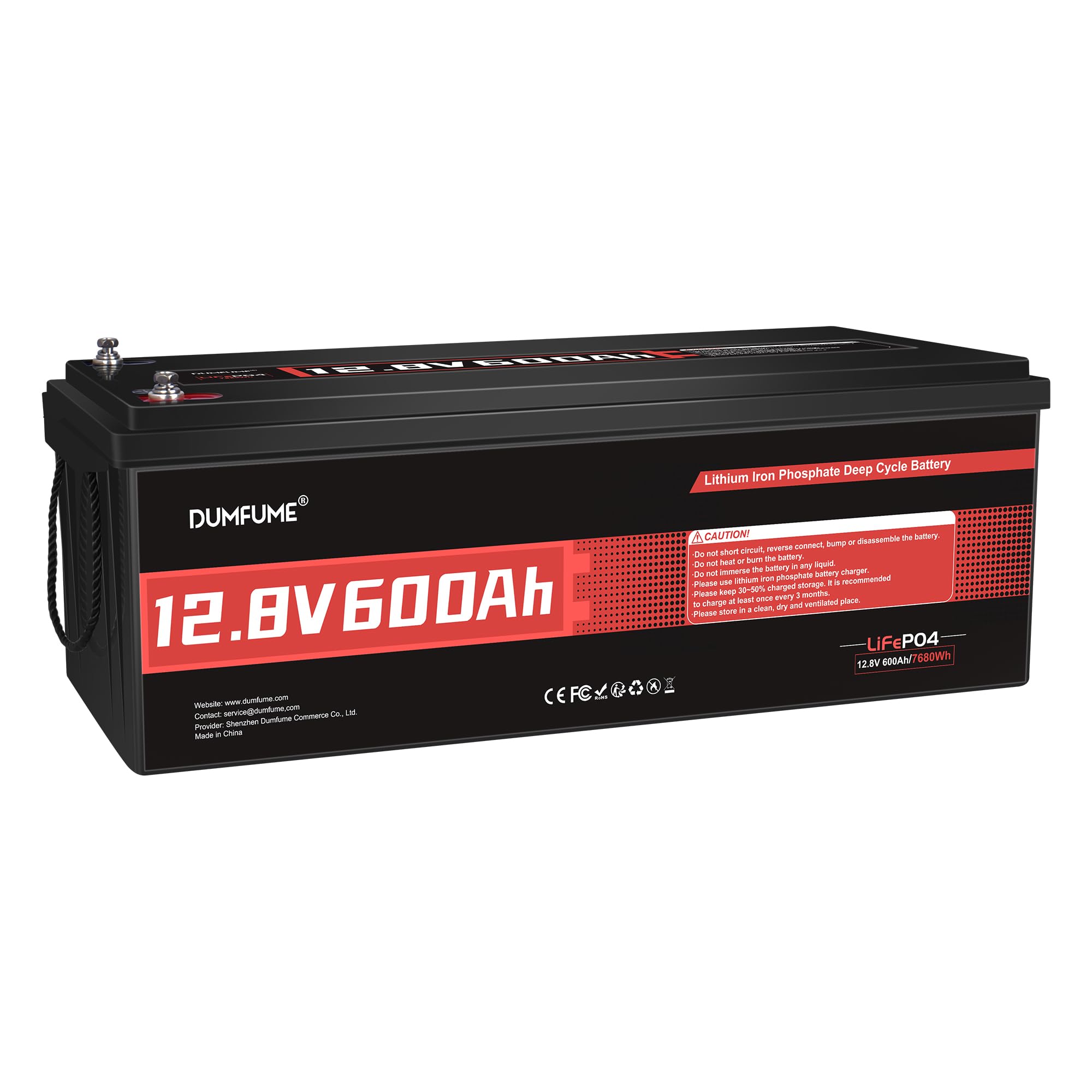 12V 600Ah LiFePO4 Lithium Battery Built-in 250A BMS Low-Temp Protection 10000+ Deep Cycles 7200Wh Rechargeable Battery Perfect for RV, Solar System, Off Grid, Home Energy Storage
