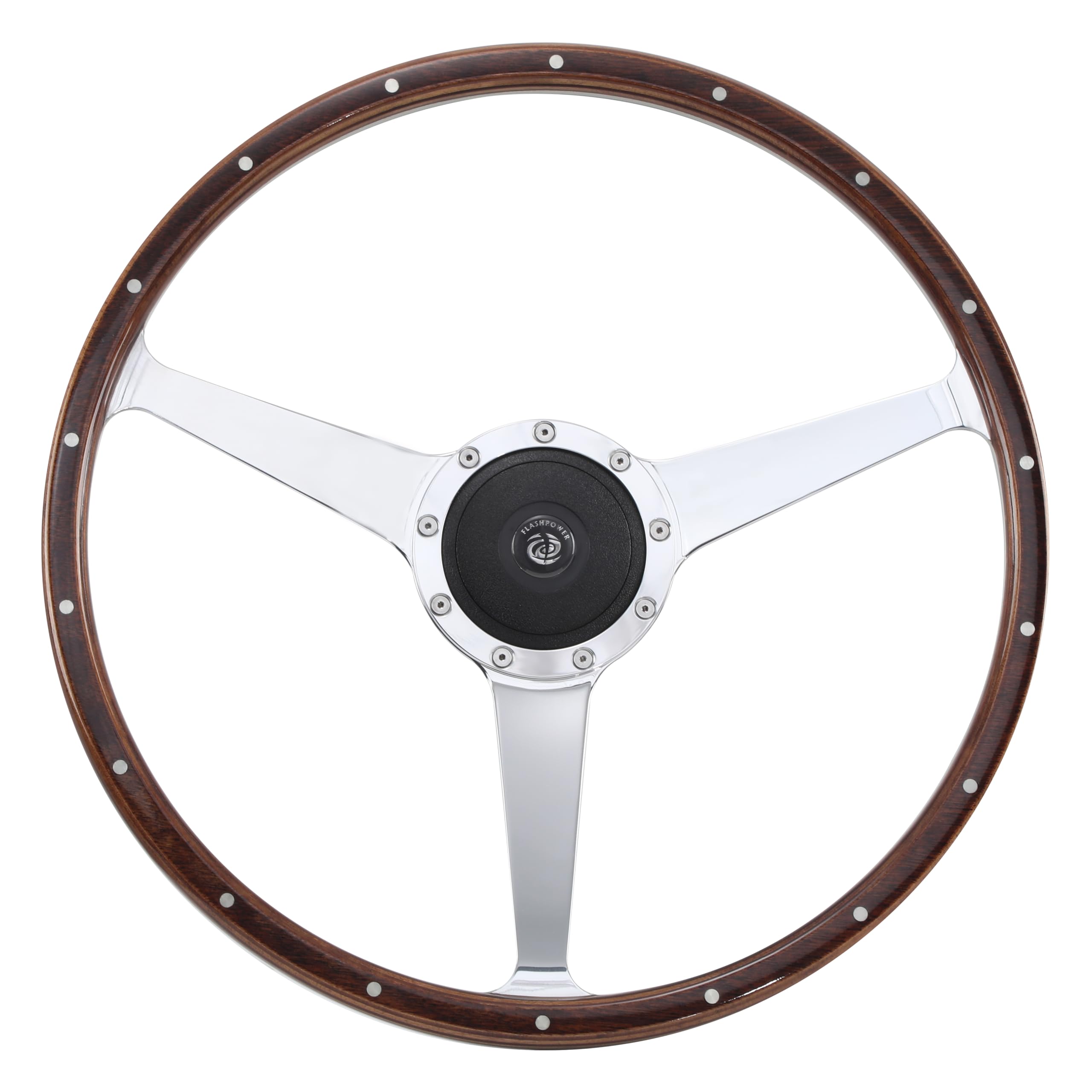 Amazon.com: 17'' Classic Riveted wood steering wheel Restoration
