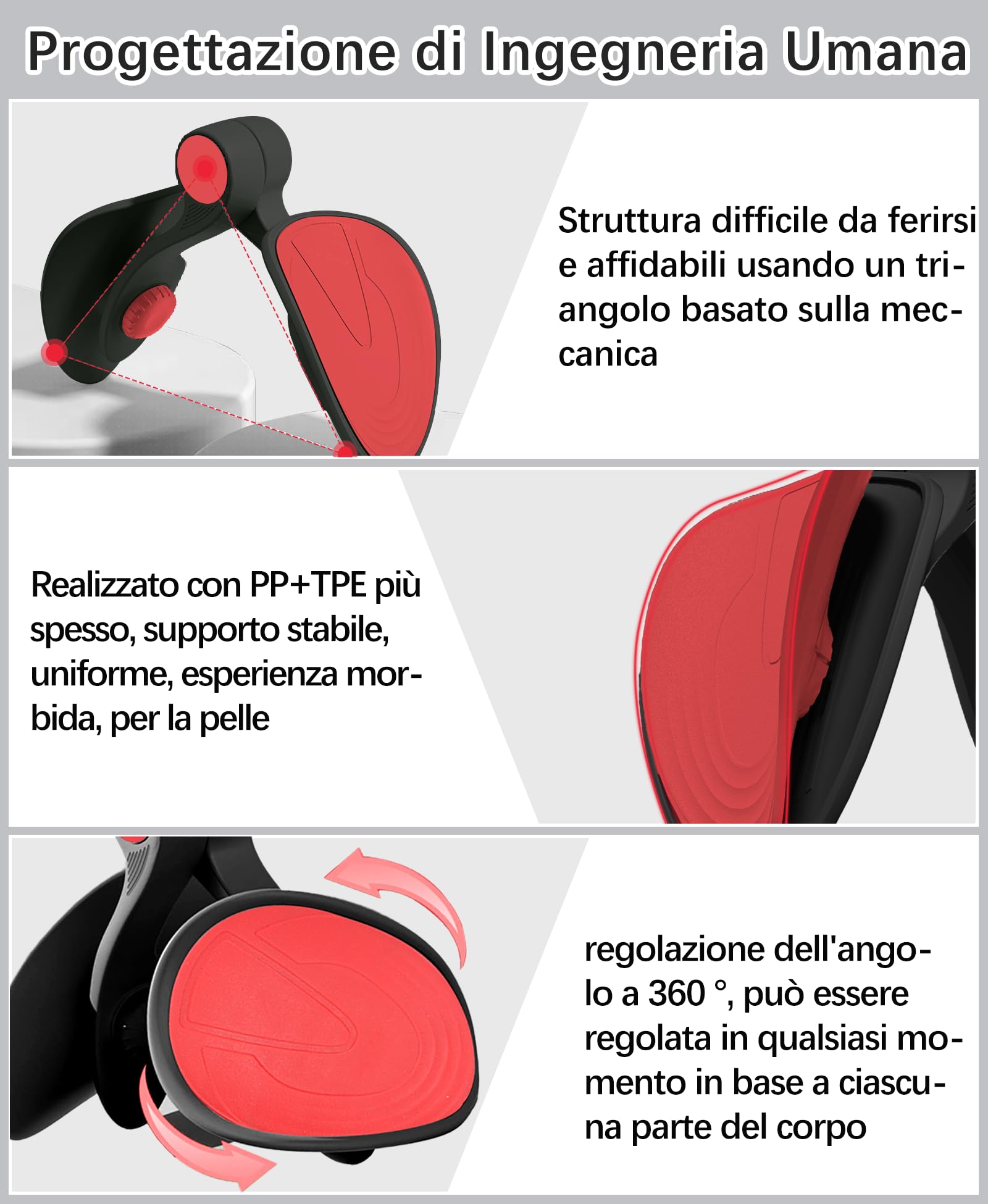 Attrezzo Interno Coscia 35lb Attrezzi Esercizi Pavimento Pelvico Muscoli Palestra in Casa Fitness Attrezzi Casa Pilates Allenamento a Casa per Addominali Glutei Arm Blaster (Noir)