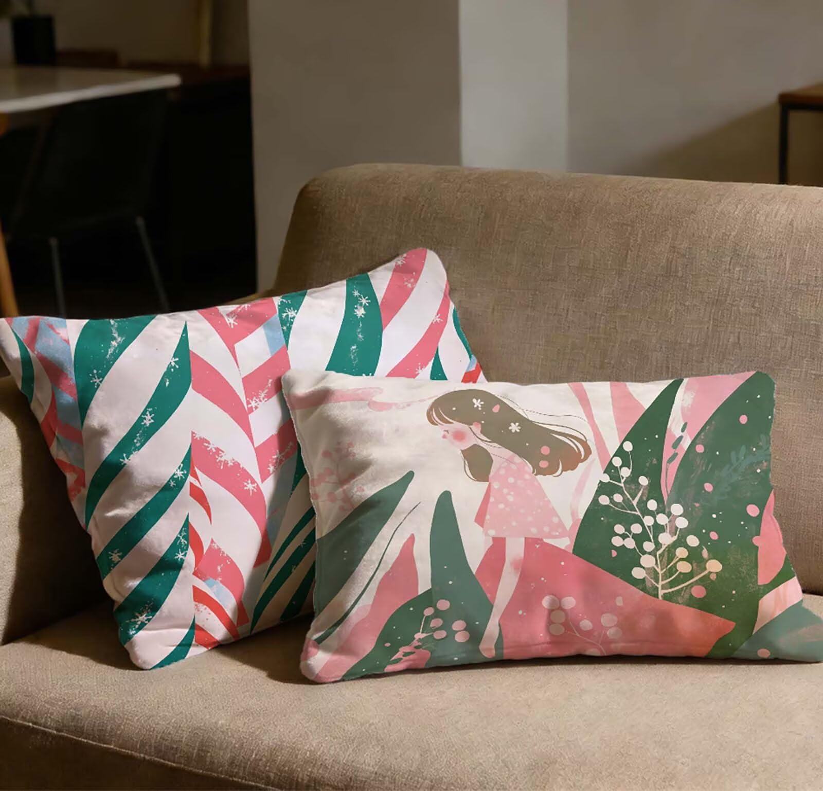 Taie d'oreiller 40x70 fermeture éclair invisible pour éviter les plis et protéger le coussin
