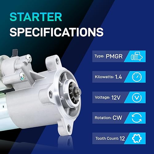 Miniatura 2 de Ford Starter Replacement New for 00-05 Excursion, 99-13 Expedition F-150 F-250 F-350 F-450 F-550 Super-Duty Lincoln Navigator, 05-10 Mustang, 99-13