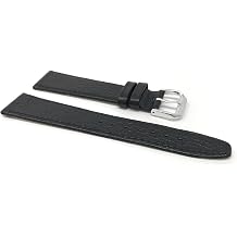 20mm Buffalo Pattern Leather Universal Smartwatch Band Strap