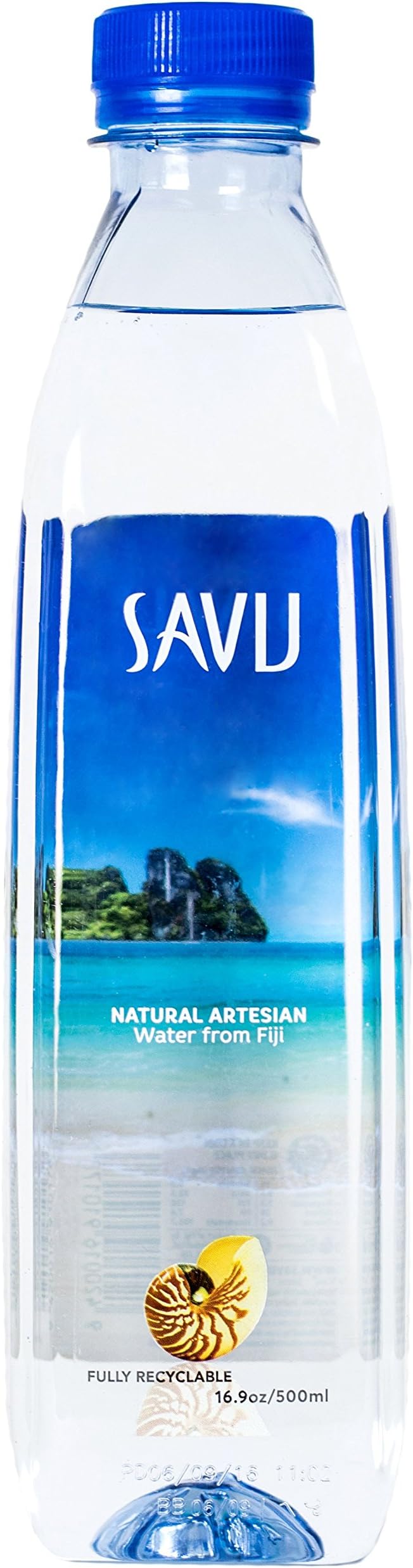 Savu Natural Artesian Water from Fiji (16.9 fl oz bottles, case of 24)
